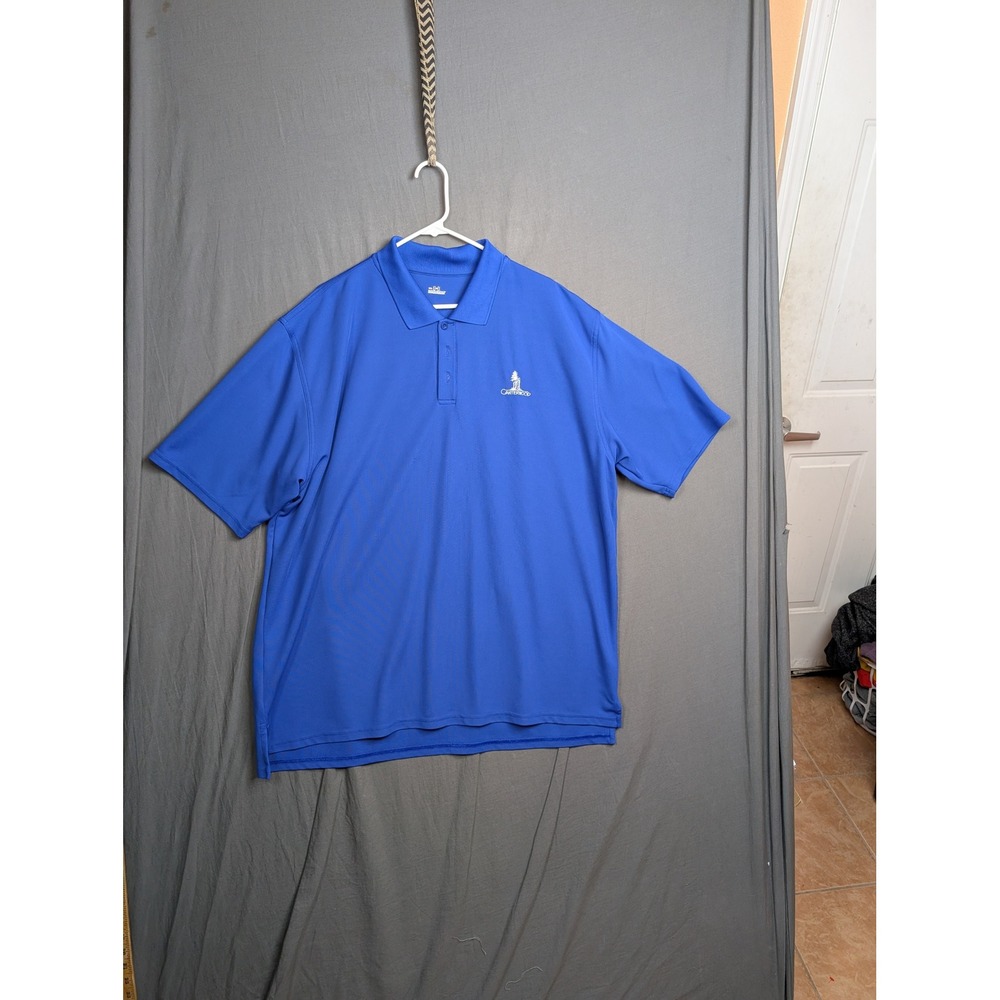 Under Armour Mens XXL Blue Canterwood Polo Shirt Short Sleeve